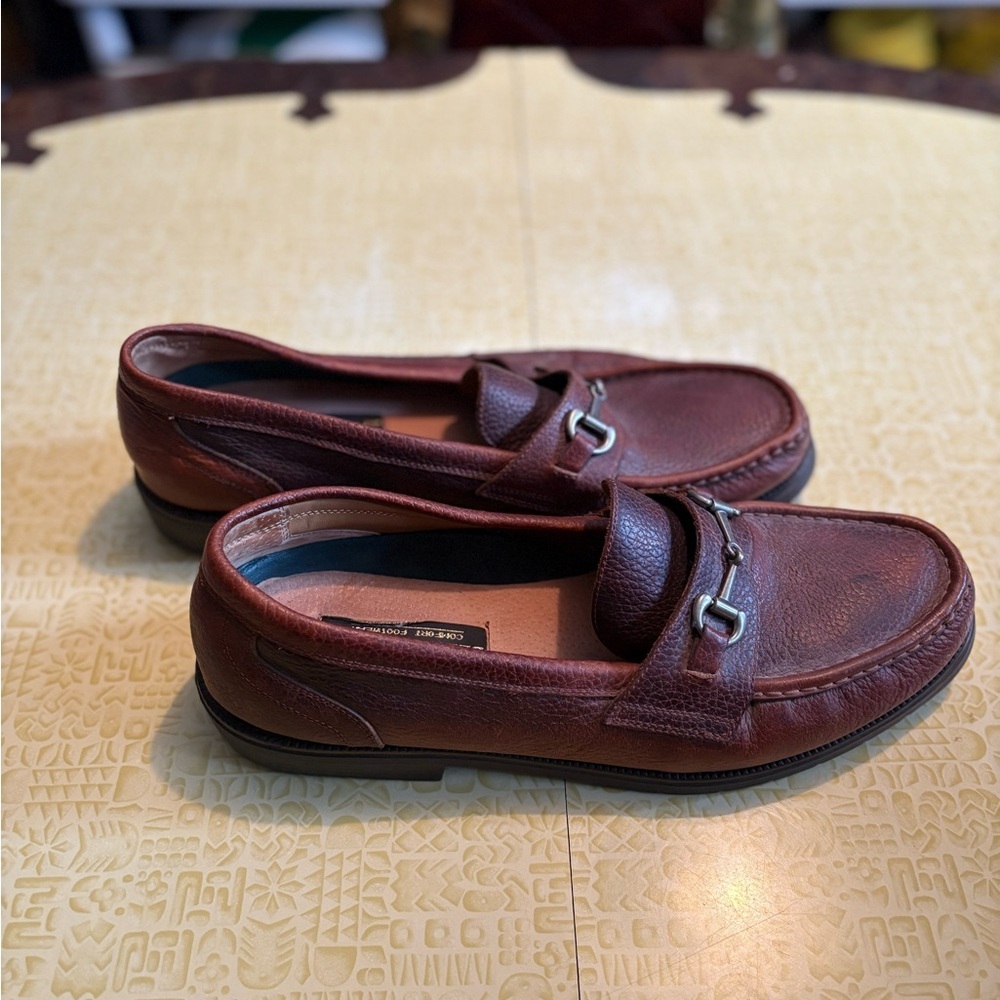 Vintage Brown Leather Loafers - Picture 4 of 10